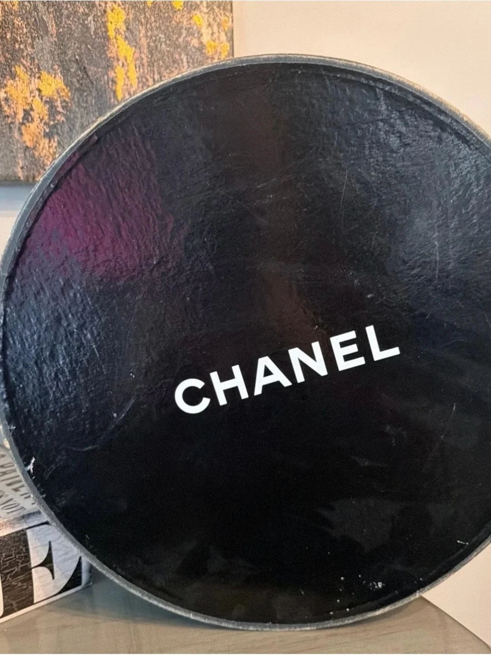 Vintage Channel Straw Hat